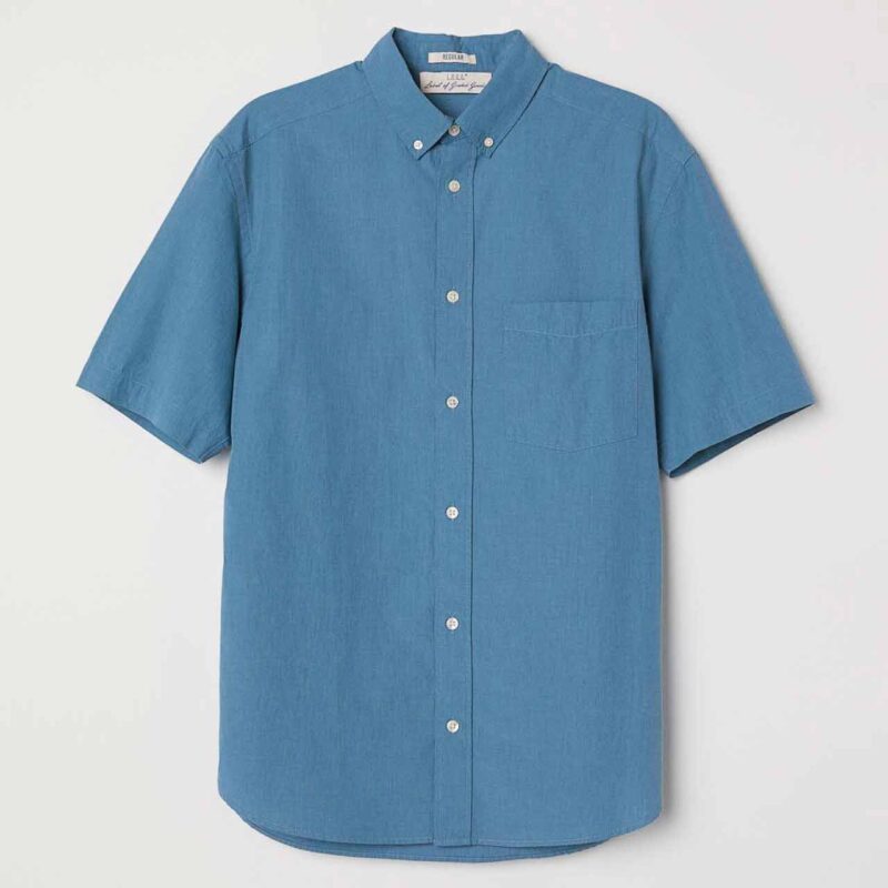 Poplin Shirt Regular Fit Back